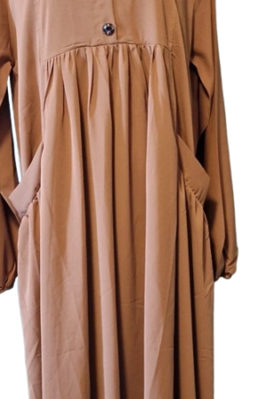 Robe abaya camel