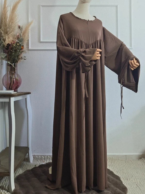 Robe abaya ample manches resserables – Image 13