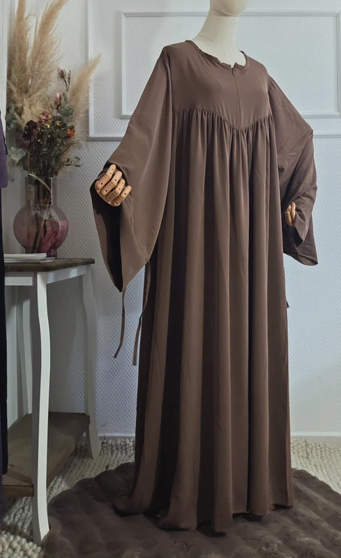 Robe abaya ample manches resserables – Image 17
