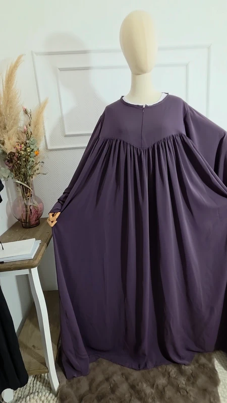 Robe abaya ample manches resserables – Image 4