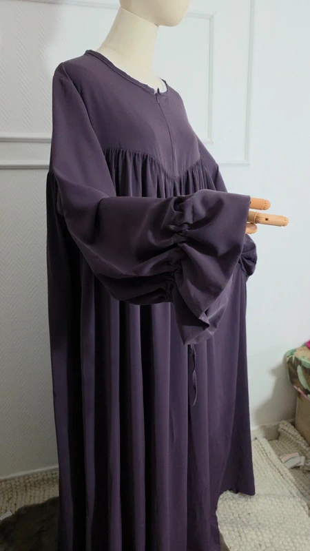 Robe abaya ample manches resserables – Image 5