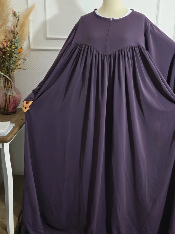 Robe abaya ample manches resserables – Image 7