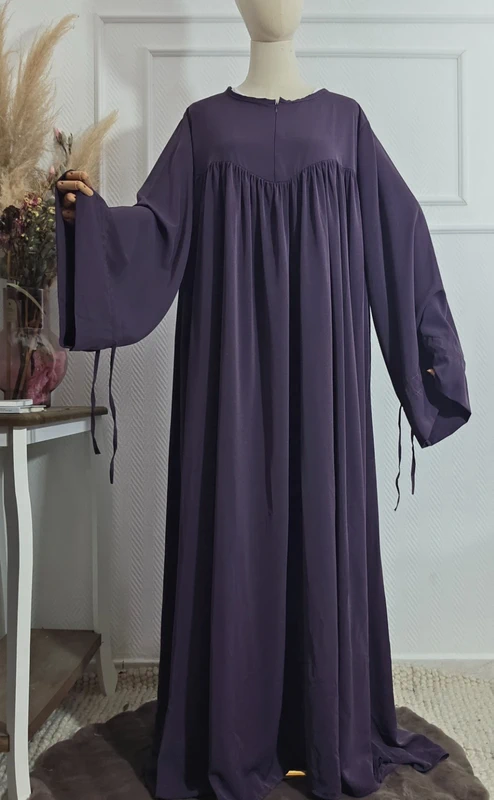 Robe abaya ample manches resserables – Image 8